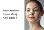 Burun Estetiği Ameliyatı Sonrası Burun Masaj
